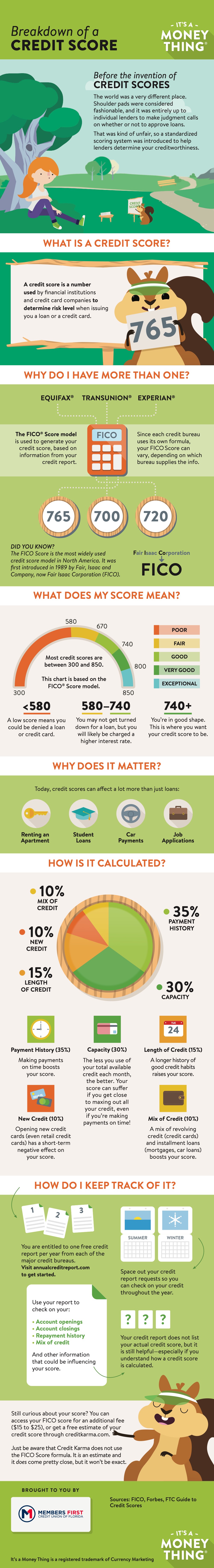 Credit Score Infographic