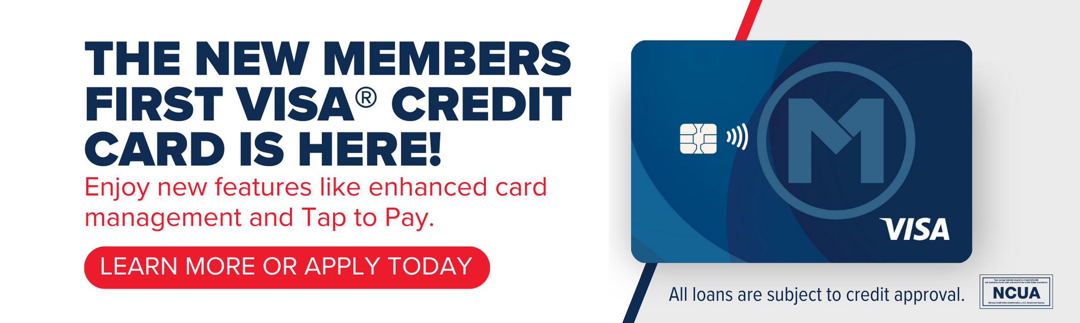 New Visa Rewards Card Banner