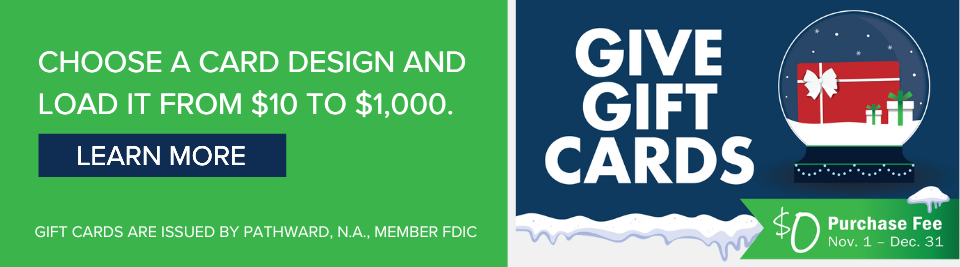 Fee Free Gift Cards Banner