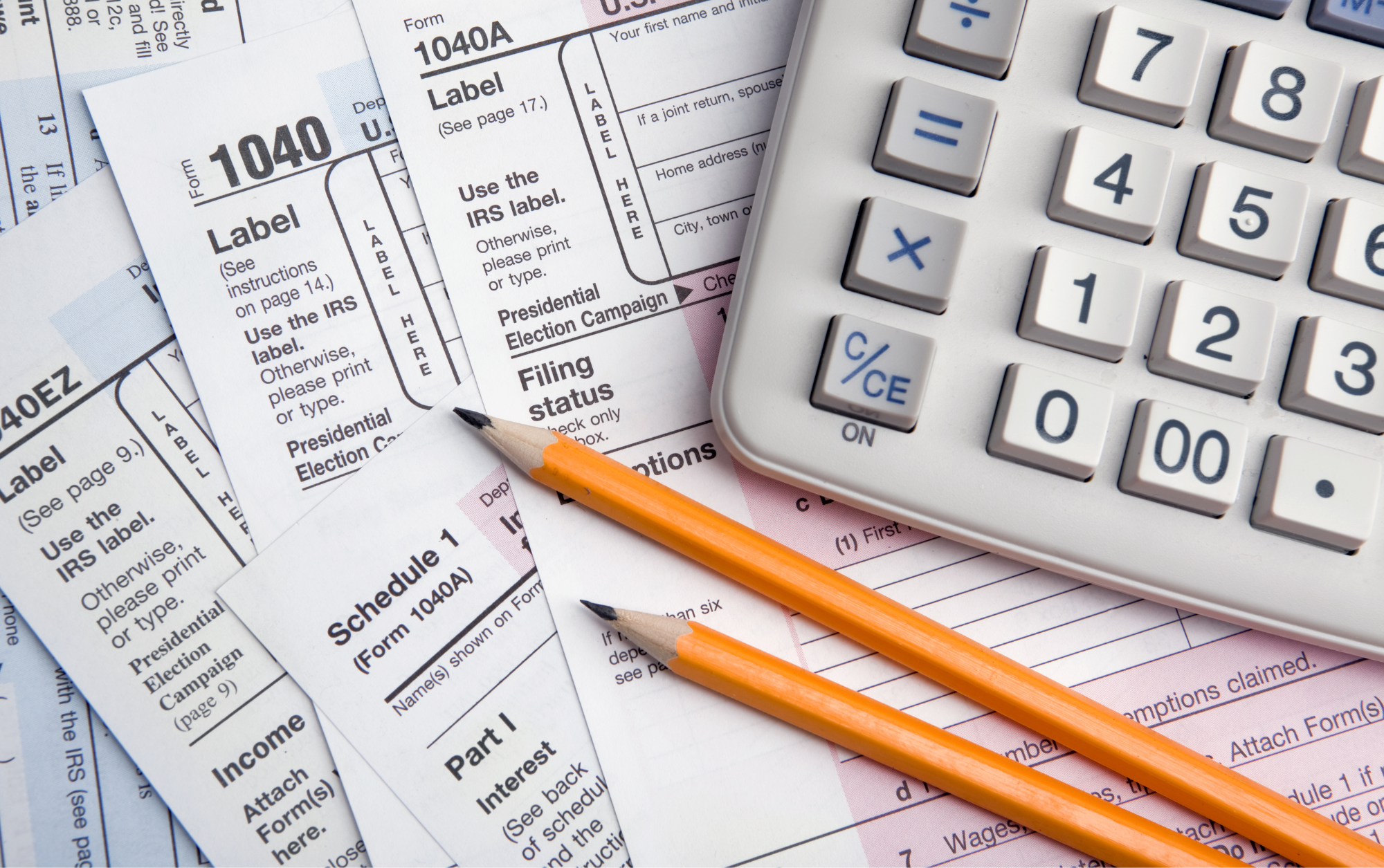 tax forms and calculator